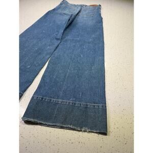 Lucky Brand Wide Leg Jeans Womens Size 0 Blue Denim High Rise Relaxed Trendy